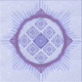 thumbnail image 1 of Ahgly Company Machine Washable Indoor Square Transitional Heavenly Blue Area Rugs, 5' Square, 1 of 7