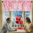 thumbnail image 4 of Valentine's Day Printed Kitchen Curtain Fabric Decorative Window for Bedroom and Home, 4 of 8