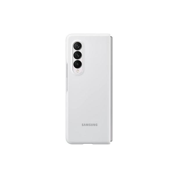Funda de silicona para Samsung Galaxy Z Fold 3, color blanco