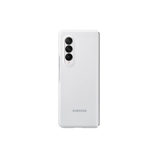 Funda de silicona para Samsung Galaxy Z Fold 3, color blanco