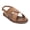 Beige, variant on Women’s Criss Cross Backstrap Sandals – Comfortable Flat Summer Sandals for Everyday Wear