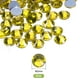 thumbnail image 2 of Uxcell 2880 Pcs Strass Hotfix Gemas de Cristal de Fondo Plano SS6 2mm Amarillo, 2 of 5