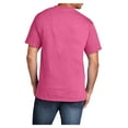 thumbnail image 2 of Mens Core Cotton Male T-Shirts Sangria 3XL, 2 of 5