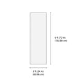 thumbnail image 5 of Mainstays Clear Vinyl Carpet Protector Runner, 2 ft x 6 ft, 5 of 5