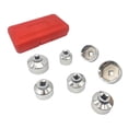 thumbnail image 1 of Llave para filtros de aceite universal 24-38mm - Acero plateado para BMW, Audi, Mercedes, 1 of 7