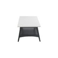 thumbnail image 4 of Madison Park Parker 48" Rectangular Solid Wood Coffee Table in Black/Off White, 4 of 7