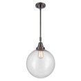 thumbnail image 1 of 447-1S-OB-G204-12-LED-Innovations Lighting-Beacon-3.5W 1 LED Mini Pendant in Industrial Style-12 Inches Wide by 16.13 Inches High   Oil Rubbed Bronze, 1 of 1