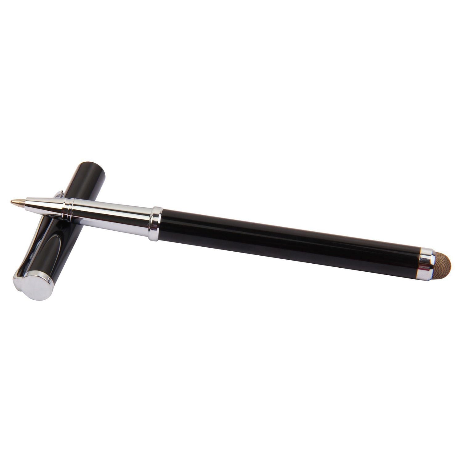 Onn. 2-in-1 Dual-Tipped Universal Stylus Touch Screen Pen-Black, Pen & Touchscreen Tips