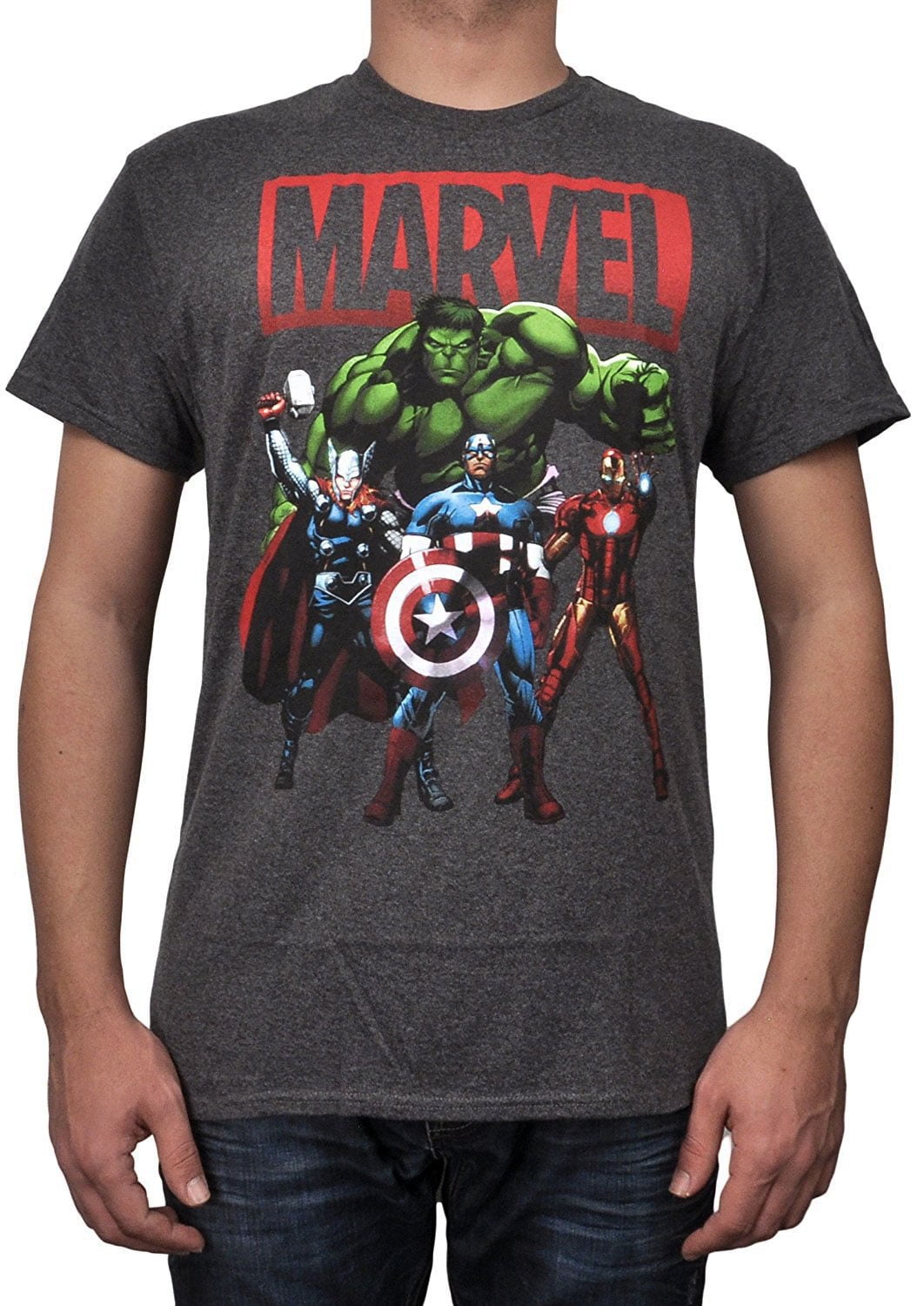 Marvel Avengers Shadows Adult T-Shirt - Walmart.com