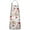 Red Christmas Gingerbread, variant on Red Christmas Gingerbread Man Pattern Apron-Garden Aprons for Women with Pockets-Cotton Linen Waterproof Kitchen Cooking Gardening Aprons Adjustable for Kitchen,Cooking,BBQ and Salon 33"x27"