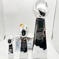 thumbnail image 6 of 56cm Silver Football Chrome Resin Crafts Gifts for Sports Fan Trophy Shiny Sports Award Decoration for Champions,Silver,Super Football, 6 of 8