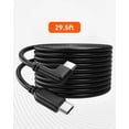 thumbnail image 2 of VANTRUE Cable extenso para cámara trasera de 29.5 pies para N4 Pro, S1 Pro y E3 Dash Cam, apto para SUV, camionetas, camionetas, minivan, sedanes, remolques, 2 of 5