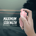 thumbnail image 4 of Pepper Spray Self Defense with Laser Sight & Belt Clip, 16 ft Range, 0.5 oz, Keychain, by Guard Dog Security, 2 pack Pink Outdoor, 4 of 7