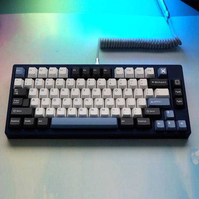 Juego de teclas de 173 teclas para interruptor para teclados con Negro Bco perfke Juegos de teclas