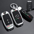 thumbnail image 1 of Car Key Fob Cover Case Protector Zinc Alloy Silicone Car Key Case Cover For Kia Optima Picanto Sleeve Soul K3 Rio, 1 of 12