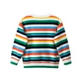 thumbnail image 3 of KPOPLK Boys Crewneck Sweater School Uniform Big Boys' & Little Kids Youth Crew Neck Long Sleeve(2-3 Years,R119-Multicolour), 3 of 6