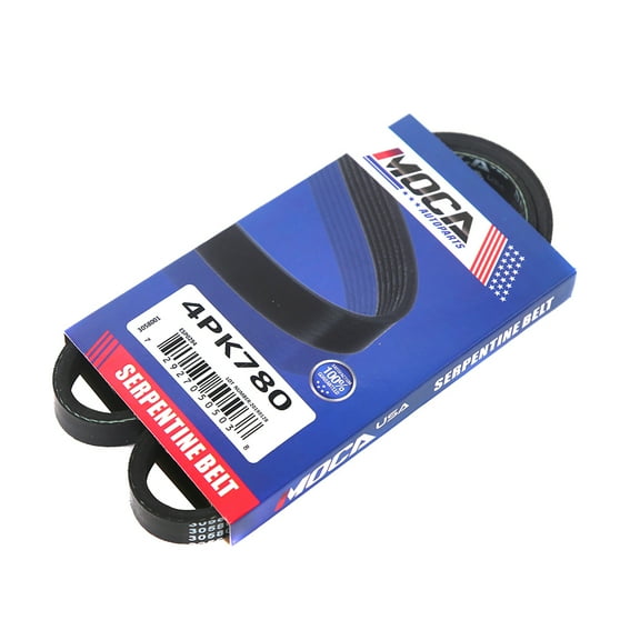 MOCA AUTOPARTS 4PK780 Serpentine Belt for 07-04 Mitsubishi Lancer L4 2.0L (Position: Alternator)