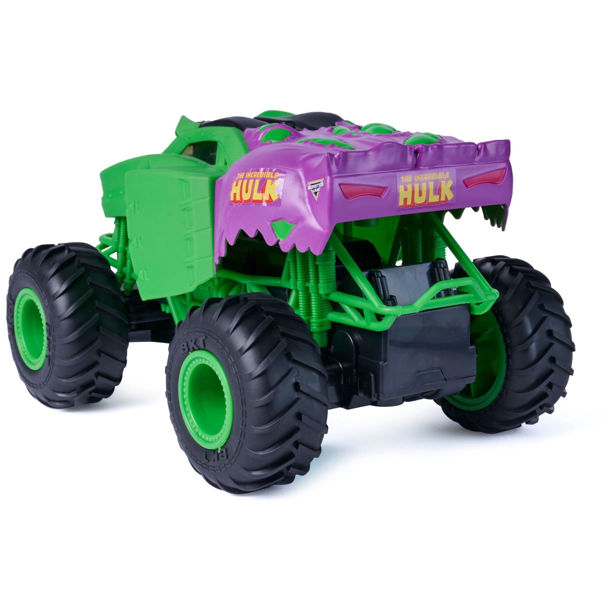 Monster Jam Marvel The Hulk RC Monster Truck, 1:24 Scale, for Kids Ages 4 and up