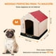 thumbnail image 3 of Casa Para Perro Mediana Poli Pets Berlín Color Rojo Pido Todo PP-CDPPMG, 3 of 7