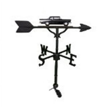 Montague Metal Products  200 Series 32 In. Black And White Classic Car Weathervane