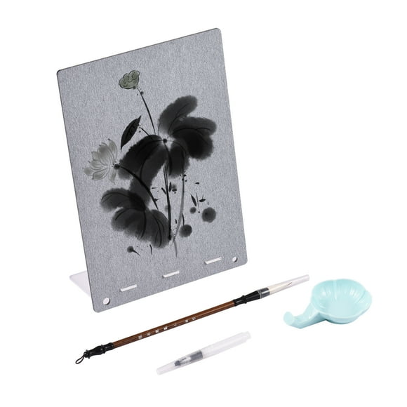 Reusable Water Drawing Board Buddha Writing Painting for Meditation Release Pressure Relaxation with Water