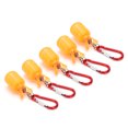 thumbnail image 4 of 5 uds cubiertas para anzuelos de pesca aplicación fuerte instalación portátil equipo de pesca fácil para protección naranja, 4 of 8