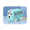 thumbnail image 3 of Kids Bubble Toy Electric Bus Shape Small Bubble Maker Bubble Machine for Child, 3 of 10