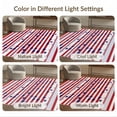 thumbnail image 7 of ODIKA Front Door Patriotic Striped Border Generic Stars Vintage Bordered for Small Living Room, Playroom, Bedroom, Easy Care Kids Safe, 7 of 7