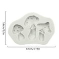 thumbnail image 5 of JZROCKER Three Mushroom Shape Cake Mold Fondant Cake Food Grade Silicone Baking Mould, 5 of 8