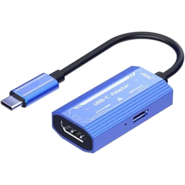 Adaptador de Cargador de Concentrador de Gafas USB C a AR 4K@60Hz 100W PD para Xreal Viture Steam Deck ROG Ally Legion Go Switch Monitor Portátil