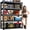 Black, variant on Metal Garage Storage Shelves Heavy Duty Shelving Unit 3 Tier Steel Adjustable Organizing Shelves 1500 LBS Capacity Industrial Shelving Ideal for Garage Tote Pantry Basement Outdoor, 36”H*36”W*16”D
