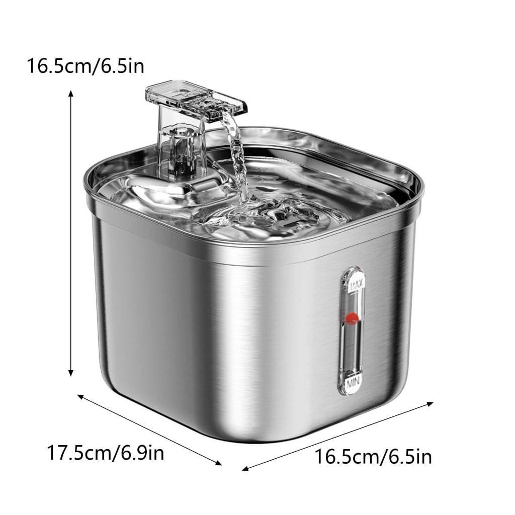 BQBQERT 2.20L Electric Cats Water Dispenser Automatic Pet Watering Bowl Drinking Fountain