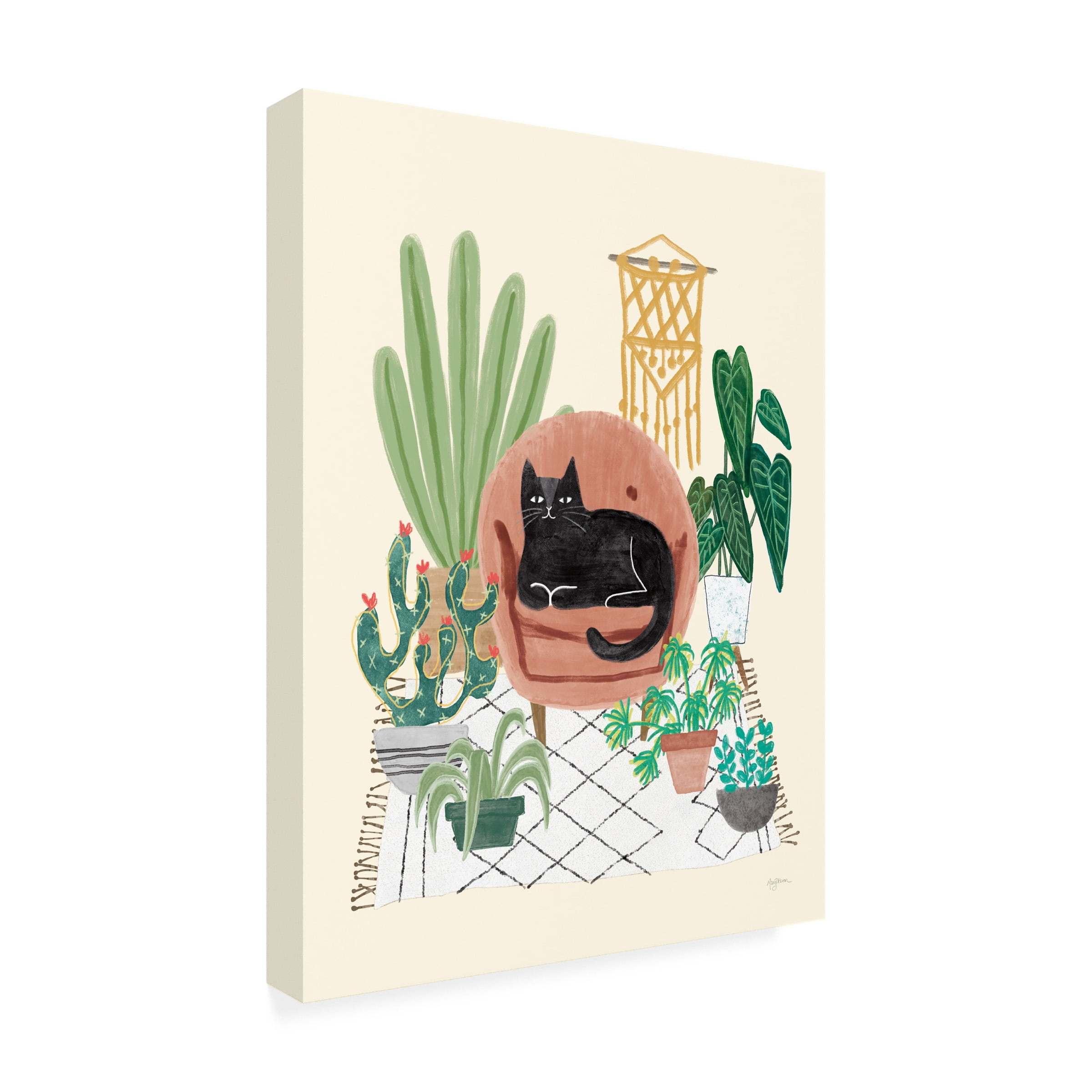 Mary Urban 'Urban Jungle III' Canvas Art