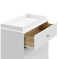 thumbnail image 6 of Storkcraft California 3 Drawer Dresser with Infant Changing Topper, White with Driftwood, 6 of 16