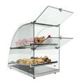 thumbnail image 2 of 23 in. Commercial Countertop Bakery Display Case with Front Curved Glass and Rear Door, 2.4 cu. ft. DC-2CN, 2 of 11