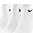 thumbnail image 4 of Calcetines deportivos unisex ligeros originales Nike para hombre y mujer, 3 pares, informales, transpirables, de tubo, blancos, tallas ML XL SX4706, 4 of 4
