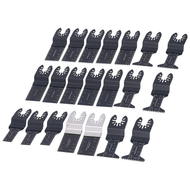 Oscillating Saw Blade, Multitool Blades Kit Wavy Sawteeth Easy Replace 21Pcs For For For