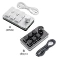 thumbnail image 2 of facefd Mechanical Multifunctional Gaming Keyboard Home Portable USB Driver Free Mini Keypad Programmable Key Board Desktop PC Laptop White, 2 of 5