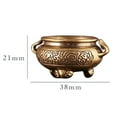 thumbnail image 5 of Brass Incense Burner Pure Copper Mini Incense Burner Decoration, 5 of 6