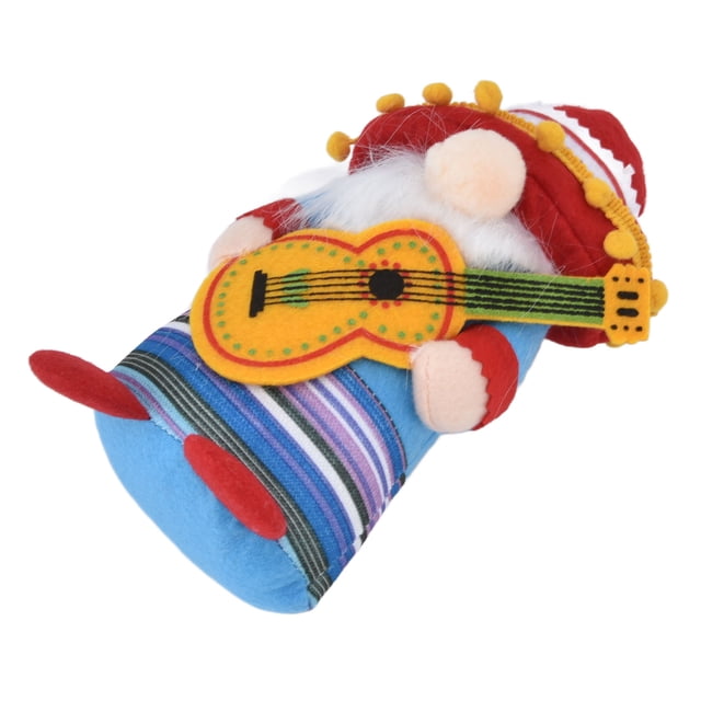 Gnomos de instrumentos musicales, hermosa figura de enano Sombrero de tela para evitar la decoloración suave para la familia para accesorios de Halloween ANGGREK Otros