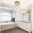 thumbnail image 2 of Elegant Lighting Sydney 16" 3 Light Royal Crystal Flush Mount, 2 of 7