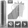 thumbnail image 2 of Sorbus 6ft Tall Room Divider Privacy Screen - Extra Wide Folding Partition, Light Gray, 2 of 8