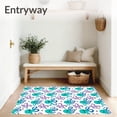 thumbnail image 3 of ODIKA 8x10 Machine Washable Non-Slip Area Rug, Enchanting Sea Fantasy Design with Playful Octopus and Jellyfish Ultra Soft Rug, None, 728812, 3 of 7