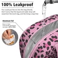 thumbnail image 5 of Reusable Leopard Lnsulated Lunch Bag for Women & Men-Leakproof Water-Resistant Cooler Tote,Large Capacity(10.6x8.7x6.3in)for Work,Office,Travel,Picnic,Beach., 5 of 7