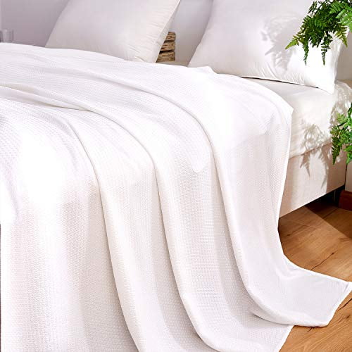DANGTOP Cooling Blankets Queen Size 100 Bamboo Blanket for All Season Cooling Blanket Absorbs Body Heat to Keep Cool on Warm Night Ultra Cool Lightweight Blanket for Bed 79x91 inches White Walmart