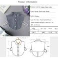 thumbnail image 3 of CAILDANL Striped Detachable Fake Collar Half Shirt Blouse Collar Faux False Collar Elegant for Women Girls, 3 of 4