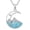 Moon Mustard Seed, variant on Mustard Seed Necklace for Women 925 Sterling Silver Cross Mustard Seed Turquoise Chip Necklace Mountain Faith Cross Pendant Jewelry Gifts for Hikers Climbers Nature Lover
