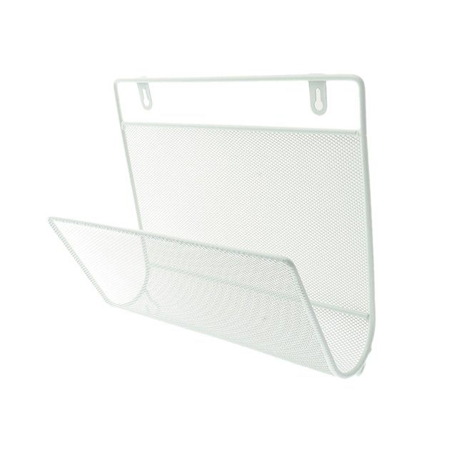 Revistero de pared para oficina en casa, organizador multiusos para correo, archivadores, documentos, papeles, cartas, revistas y libros.