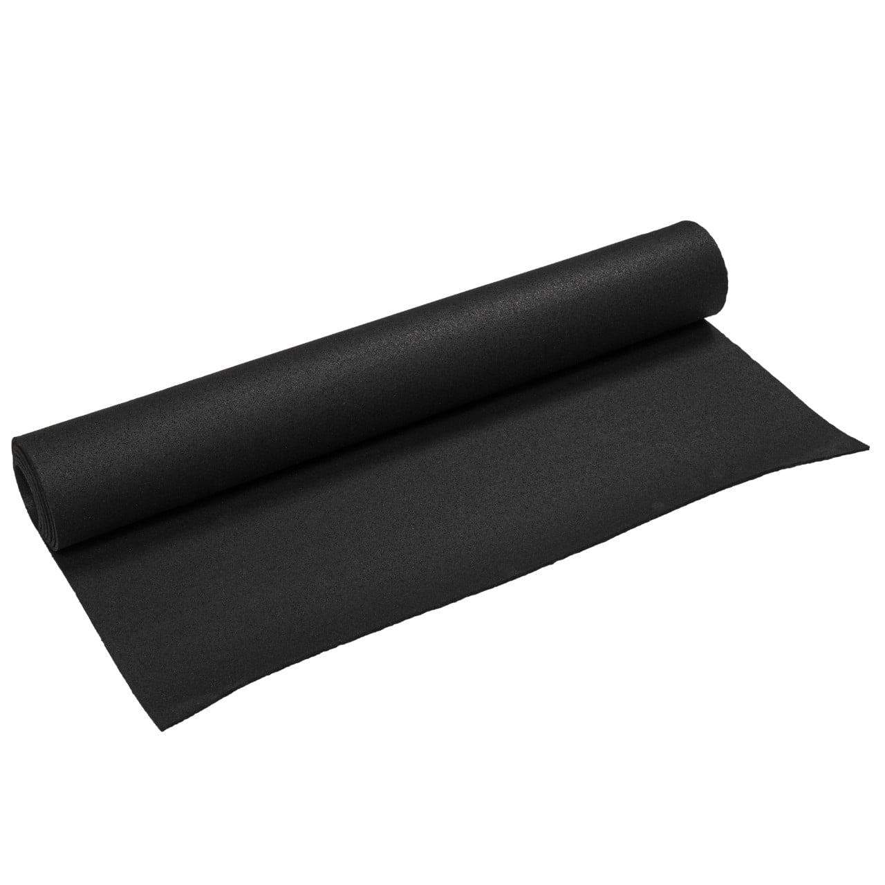 Aldhurst Black Rubber Utility Mat 36"x48" (0.24-inch Thickness 12 Sq ft) for Home, Garage, Gym Floor