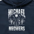 thumbnail image 2 of Instant Message - Michael Meowers - Men's Pullover Hooded Fleece Sweatshirt, 2 of 5